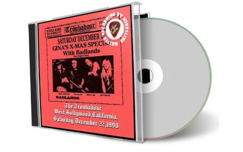 Artwork Cover of Badlands 1990-12-22 CD Hollywood Audience