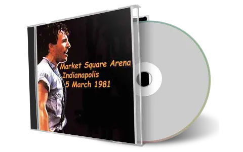 Artwork Cover of Bruce Springsteen 1981-03-05 CD Indianapolis Audience