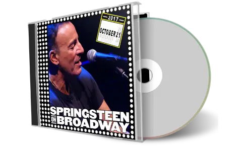 Artwork Cover of Bruce Springsteen 2017-10-21 CD On Broadway New York City Audience