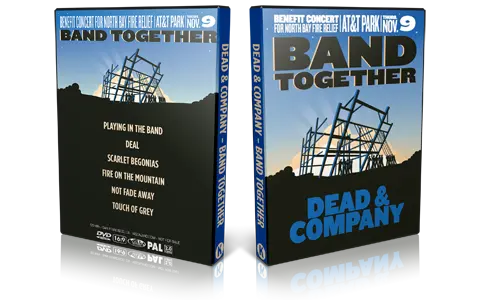 Artwork Cover of Dead and Company 2017-11-09 DVD Bay Area Benefit Concert Proshot