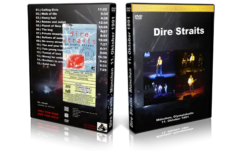 Artwork Cover of Dire Straits 1991-10-11 DVD Munich Audience