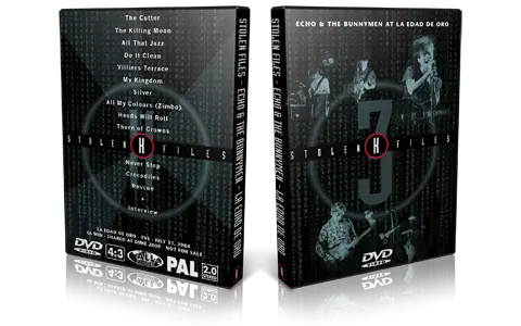 Artwork Cover of Echo and The Bunnymen 1984-05-25 DVD Madrid Proshot