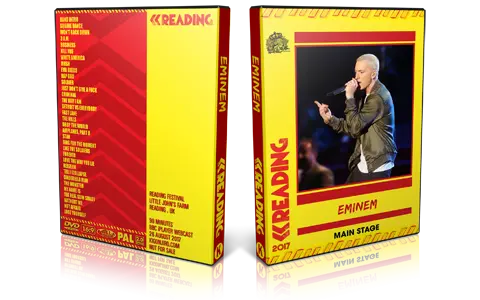 Artwork Cover of Eminem 2017-08-26 DVD Reading Festival Proshot