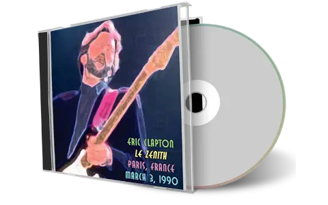 Artwork Cover of Eric Clapton 1990-03-03 CD Paris Audience