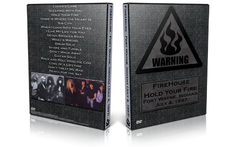 Artwork Cover of FireHouse 1997-07-04 DVD Fort Wayne Audience