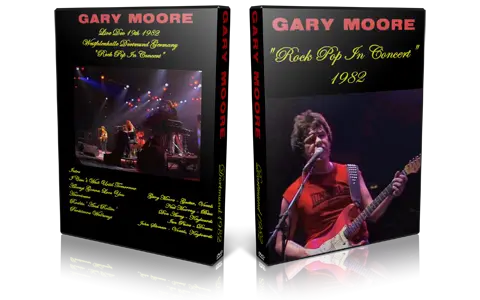 Artwork Cover of Gary Moore 1982-12-19 DVD Dortmund Proshot
