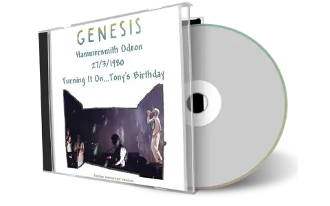 Artwork Cover of Genesis 1980-03-27 CD London Audience
