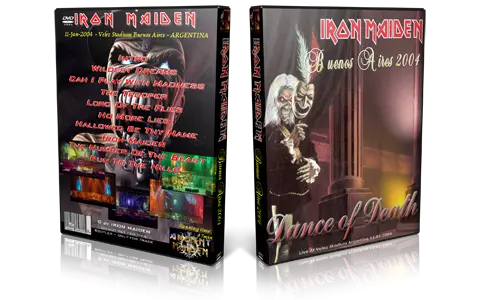 Artwork Cover of Iron Maiden 2004-01-11 DVD Buenos Aires Proshot