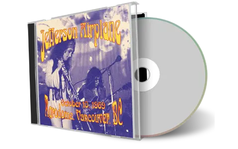 Artwork Cover of Jefferson Airplane 1969-10-10 CD Vancouver Audience