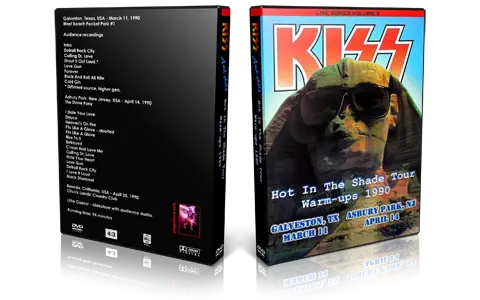 Artwork Cover of KISS Compilation DVD Hot In The Shade Tour 1990 Proshot