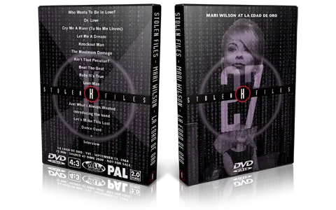 Artwork Cover of Mari Wilson 1984-09-11 DVD Madrid Proshot