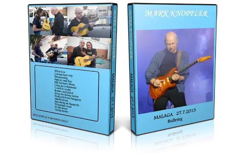 Artwork Cover of Mark Knopfler 2013-07-27 DVD Malaga Audience