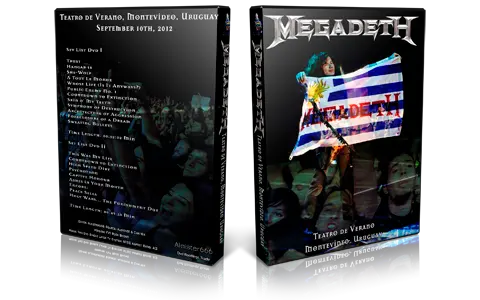 Artwork Cover of Megadeth 2012-09-10 DVD Cincinnati Audience