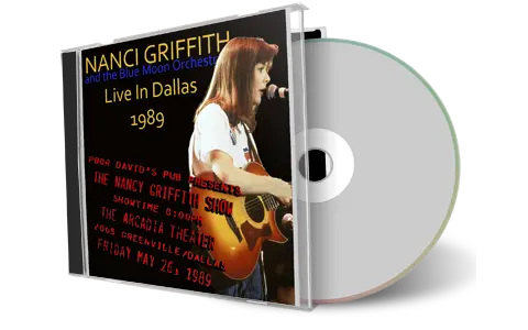 Artwork Cover of Nanci Griffith 1989-05-26 CD Dallas Audience