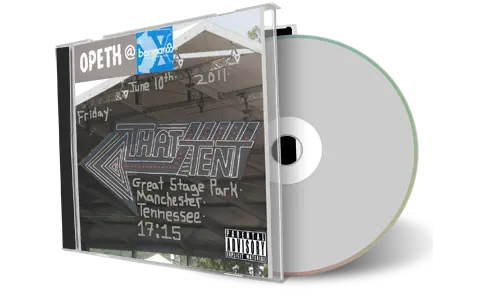 Artwork Cover of Opeth 2011-06-10 CD Bonnaroo Audience
