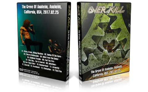 Artwork Cover of Overkill 2017-02-25 DVD Anaheim Audience