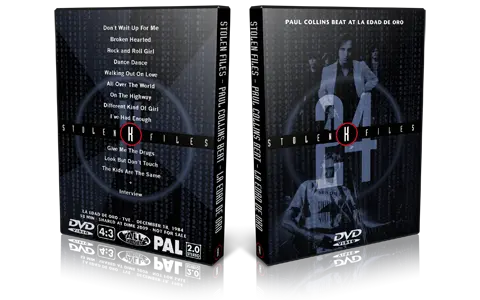 Artwork Cover of Paul Collins Beat 1984-12-18 DVD Madrid Proshot
