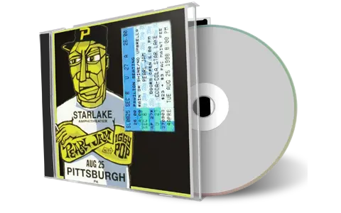 Artwork Cover of Pearl Jam 1998-08-25 CD Pittsburgh Audience