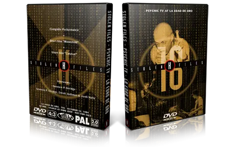 Artwork Cover of Pychic TV 1984-10-16 DVD Madrid Proshot