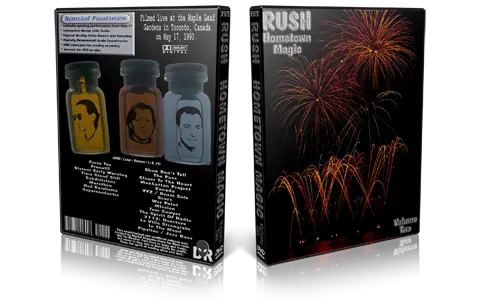Artwork Cover of Rush 1990-05-16 DVD Toronto Audience