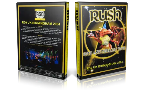 Artwork Cover of Rush 2004-09-15 DVD Birmingham Audience