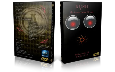 Artwork Cover of Rush 2012-09-13 DVD Indianapolis Audience