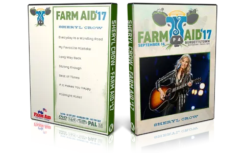 Artwork Cover of Sheryl Crow 2017-09-16 DVD Farm Aid Proshot