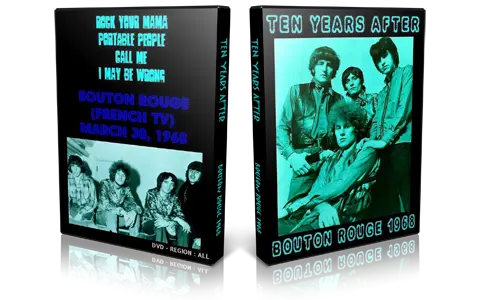 Artwork Cover of Ten Years After 1968-03-30 DVD Paris Proshot
