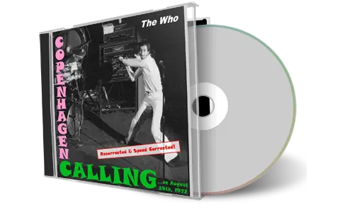 Artwork Cover of The Who 1972-08-25 CD COPENHAGEN Audience