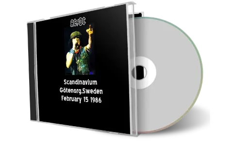 Artwork Cover of ACDC 1986-02-15 CD Goteborg Audience