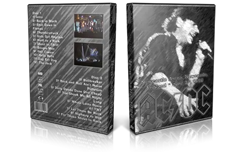Artwork Cover of ACDC 1996-06-03 DVD Newcastle Audience