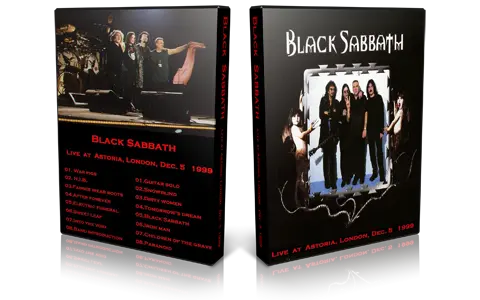 Artwork Cover of Black Sabbath 1999-12-05 DVD London Audience