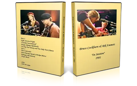 Artwork Cover of Bruce Cockburn Compilation DVD In Session 1981 Proshot