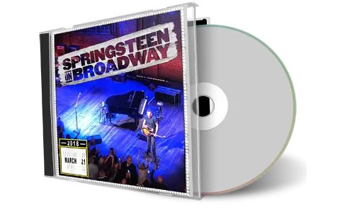 Artwork Cover of Bruce Springsteen 2018-03-21 CD On Broadway New York City Audience