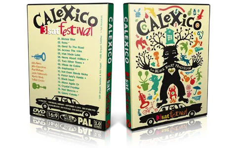 Artwork Cover of Calexico 2010-09-10 DVD Mainz Proshot