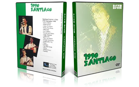 Artwork Cover of David Bowie 1990-09-27 DVD Santiago Proshot