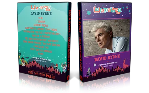 Artwork Cover of David Byrne 2018-03-16 DVD Lollapalooza Chile Proshot