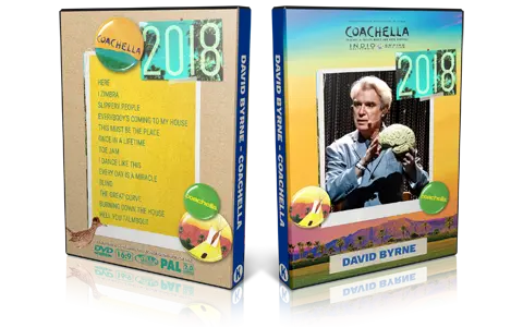 Artwork Cover of David Byrne Compilation DVD Coachella 2018 Proshot