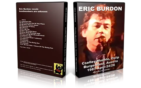 Artwork Cover of Eric Burdon 1987-04-24 DVD Burgenland Audience