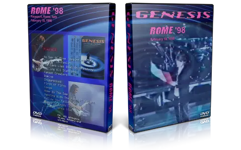 Artwork Cover of Genesis 1998-02-18 DVD Rome Audience
