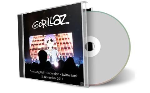 Artwork Cover of Gorillaz 2017-11-08 CD Dubendorf Soundboard