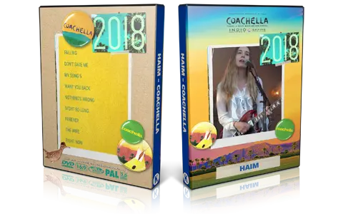 Artwork Cover of Haim Compilation DVD Coachella 2018 Proshot