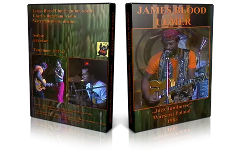 Artwork Cover of James Blood Ulmer 1983-10-23 DVD Warsaw Proshot