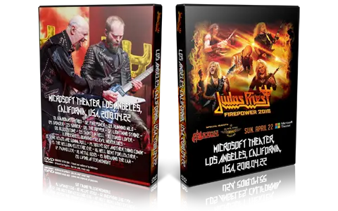 Artwork Cover of Judas Priest 2018-04-22 DVD Los Angeles Audience