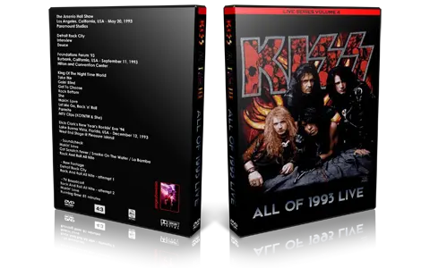 Artwork Cover of KISS Compilation DVD All Of 1993 Proshot