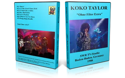 Artwork Cover of Koko Taylor Compilation DVD Baden Baden 1988 Proshot