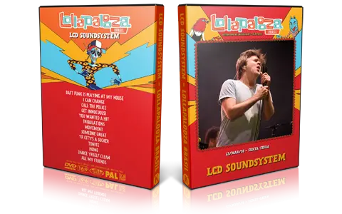 Artwork Cover of LCD Soundsystem 2018-03-23 DVD Lollapalooza Brazil Proshot