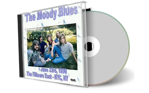 Artwork Cover of Moody Blues Compilation CD Filmore 1970 Audience