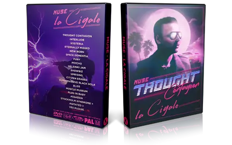 Artwork Cover of Muse 2018-02-24 DVD Paris Proshot