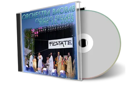 Artwork Cover of Orchestra Baobab Chiasso 2003-06-13 CD Chiasso Soundboard